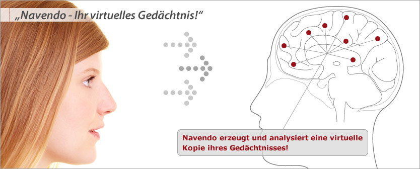 Navendo erzeugt und analysiert eine virtuelle Kopie ihres Gedächtnisses!